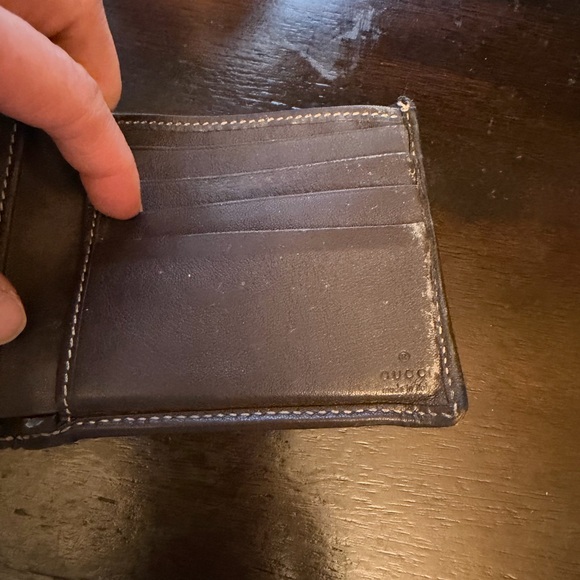Gucci Beige and Dark Brown GG Pattern Wallet - Picture 4 of 4
